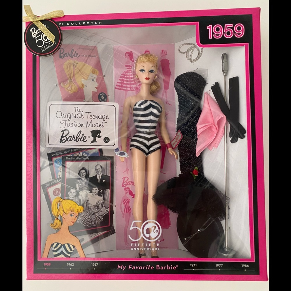 My Favorite Barbie 50th Anniversary The Original Teenage Fashion Barbie